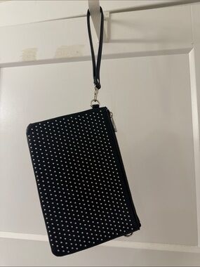ExpressBlack Studded Wristlet Clutch